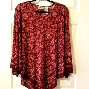 Lightweight sheer poncho